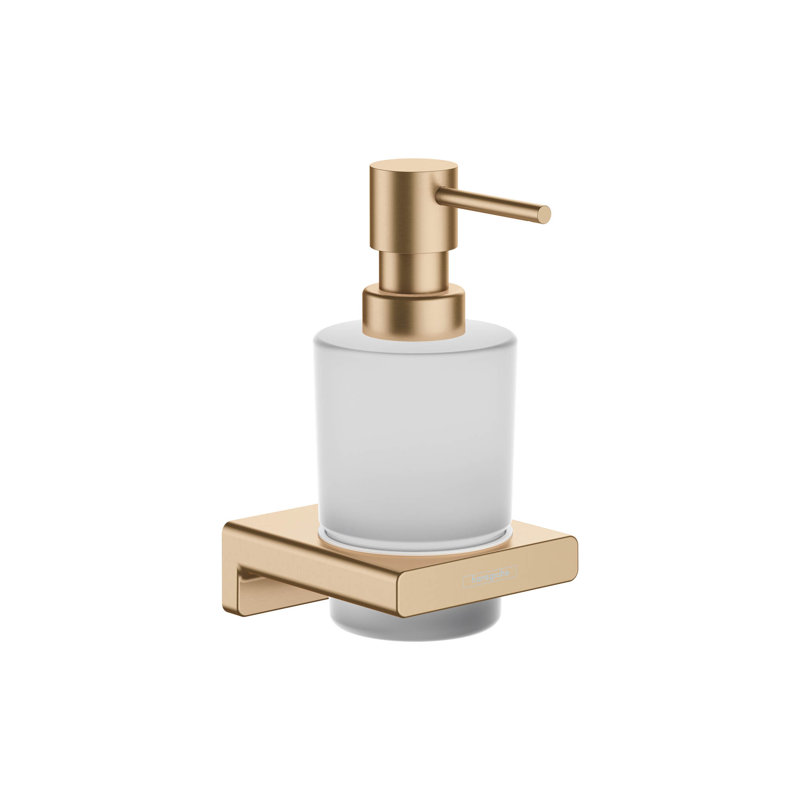 Hansgrohe AddStoris Liquid Soap Dispenser, Brushed Bronze