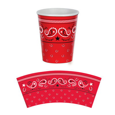 Tasse à papier timeless western