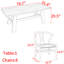 Nouvel ensemble de table à manger en bois massif de style chinois-109875120-109875119