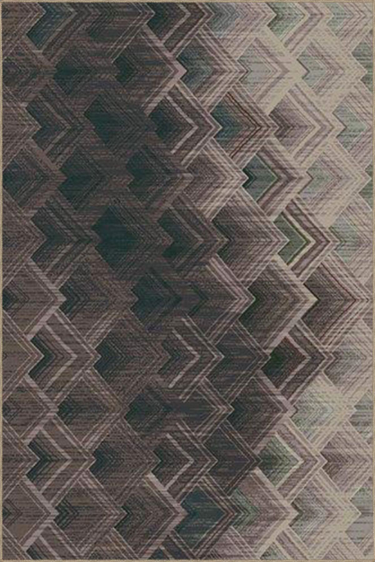 Bloomsbury Market Black Diamond Painted Patterned Woven Base Washable ...