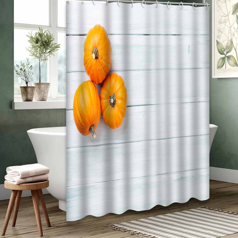 Rideau de douche jaune imperméable, rideaux de douche pour la salle de bain avec 12 crochets, L 72 po x l 78 po