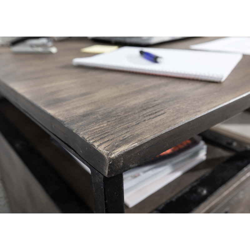 Railway Solid Wood Writing Desk