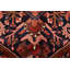 Tapis oriental rétro en laine rouge noué à la main 9 pi 4 po x 12 pi 8 po Tribal