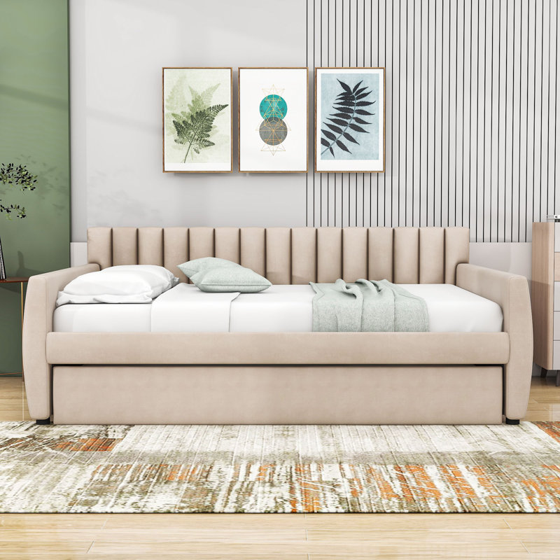 Palasota Upholstered Daybed, Beige