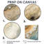 «Beige Blue Aqua Symphony», art mural abstrait grand 4 pièces-927699746-927699773