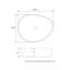 Lavabo vasque en céramique 20 po Modern-109363809
