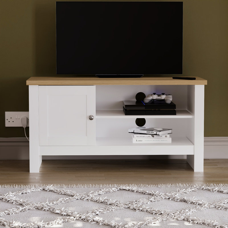 Beacsfield Unfinished TV Stand for TVs up to 50", White