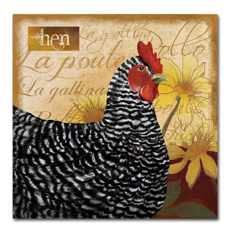 «Chicken», impression sur toile tendue, H 24 po x l 24 po