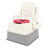 Bedside Commode Chair for Elderly - Heavy Duty Portable Toilet Seat with Padded Armrests, Soft PU Cushion & Odor-Isolating Lids (Supports 220 lbs)