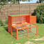 Pin en bois massif Archie & Oscar ™ brun 40,2 po x 35,4 po x 33,3 po