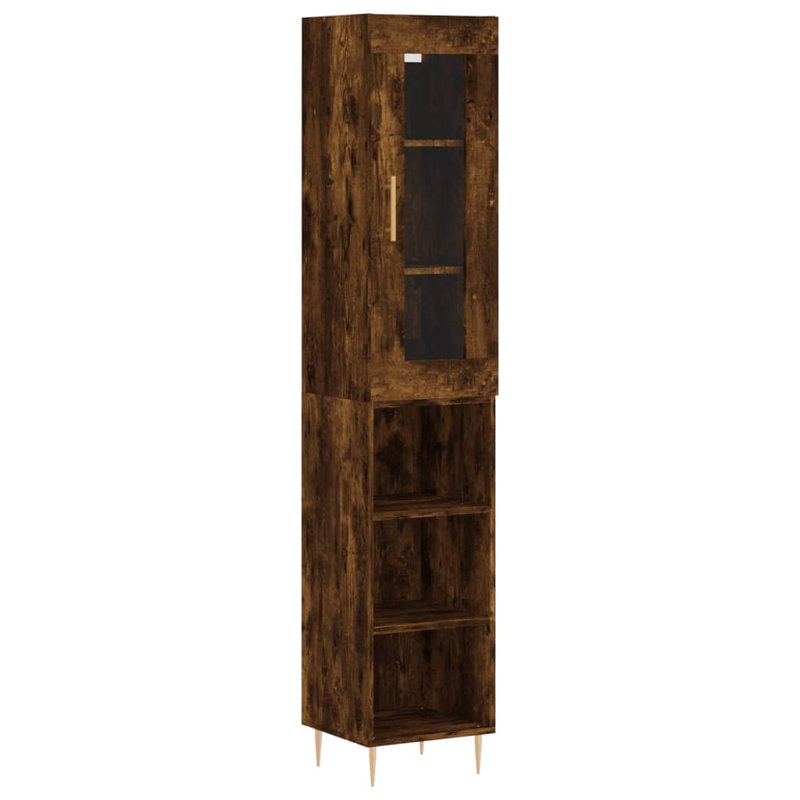 34.5cm Sideboard, Smoked Oak