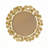 30.5"Eden Gingko Leaf Round Wall Mirror-1512128936