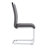 Modern 7-Piece Rectangular Tempered Glass Dining Set with Faux Leather Cantilever Chairs-1304132757-1303086899
