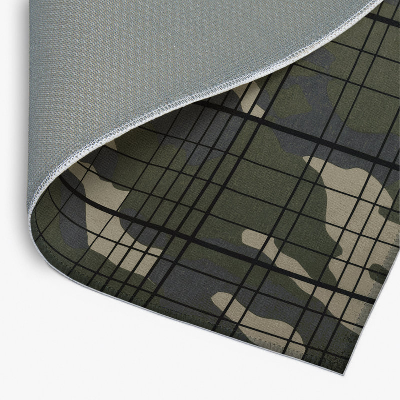 Boundary Warp Indoor And Outdoor Area Rug, Rectangle 4' x 6'