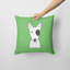 Coussin décoratif intérieur/extérieur à carreaux bull terrier-14982917