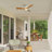 Karlena 48'' 3 - Blade Flush Mount Dimmable Ceiling Fan With Led Lights and Remote Control-424608612