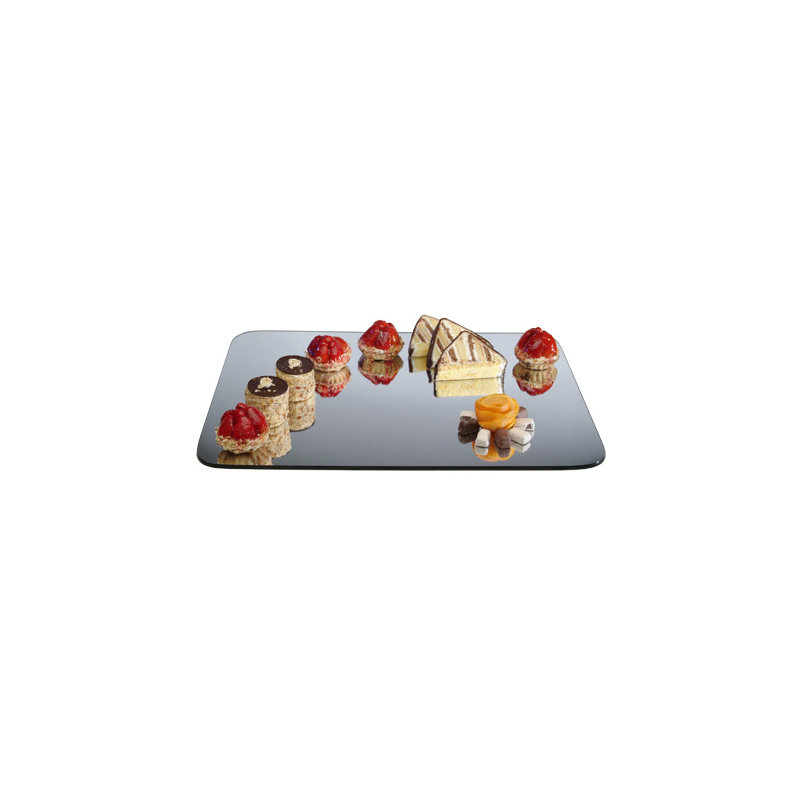 Rectangular Mirror Tray, 0.25" H x 24" W x 18" D