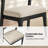Debbora 21.75’‘W Coastal Solid Wood Barrel Dining Chair With Rattan Backrest-1993365069