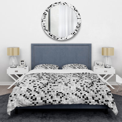 Ensemble de housse de couette Modern White