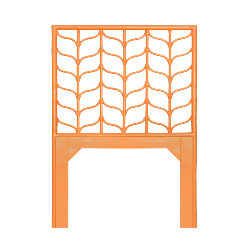 Ivy Headboard, Citrus Orange, Twin Extra Long