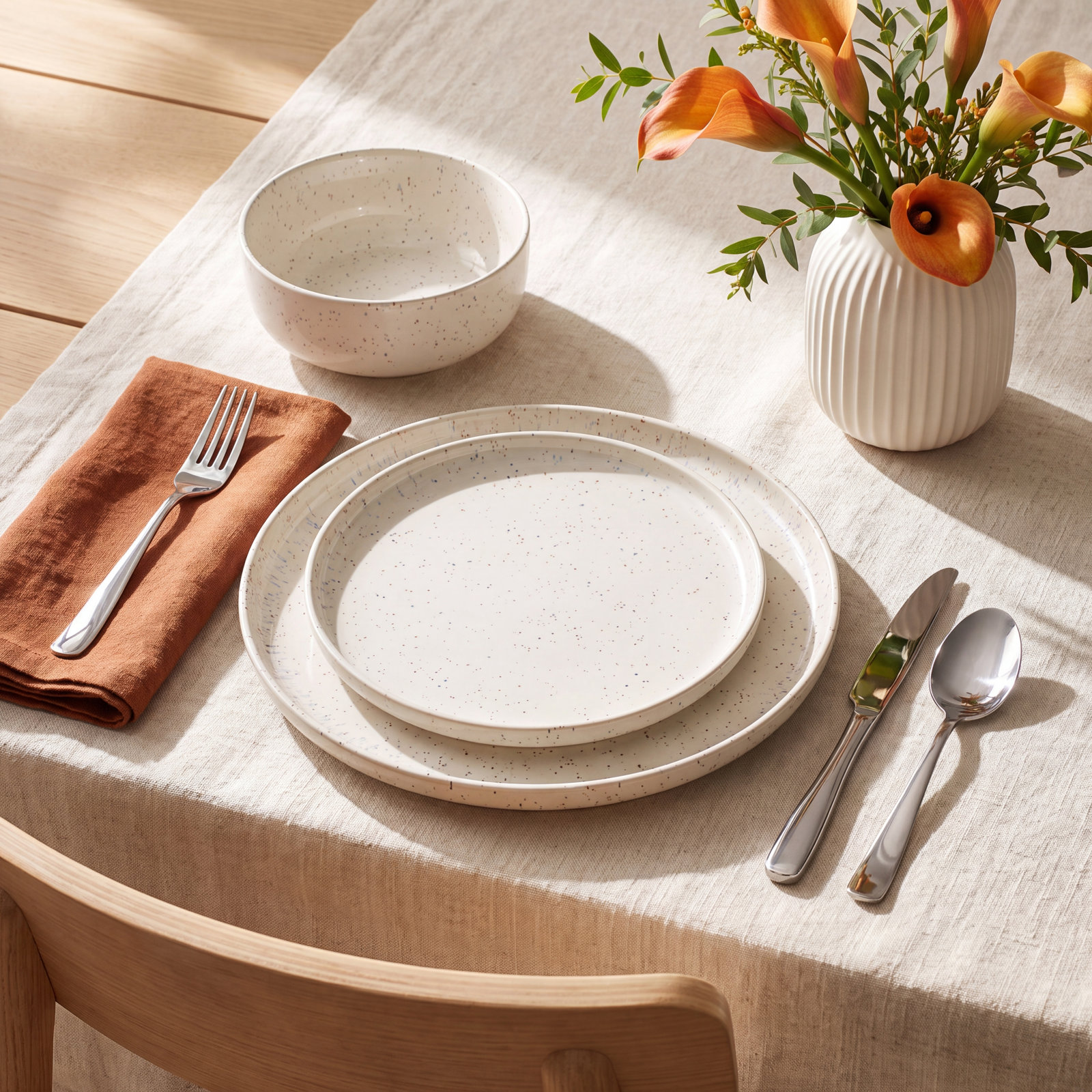 Stoneware Dinnerware Set, Peacock Green