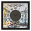 Rhinestone Square Wood Wall Clock-79074851