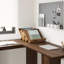 Wood Free Standing Magazine Rack-171739949