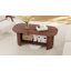 Table basse ovale simple avec rangement 43,31 po-40953175