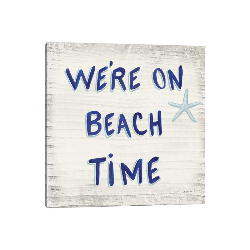Beach Time VI Sq by James Wiens - Print on Canvas, Wrapped Canvas, 45.72cm H x 45.72cm W x 1.9cm D