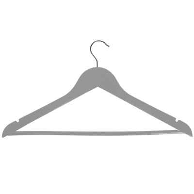 Yerkes Wood Standard Hanger for Dress/Shirt/Sweater