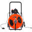 Drain Cleaning Machine 100FT X 3/4 Inch, Sewer Snake Machine Auto Feed, Drain Auger Cleaner With 4 Cutter & Air-Activated Foot Switch For 1" To 4" Pipes