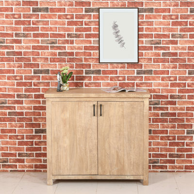 Sieghart 40.5'' Solid Wood Sideboard
