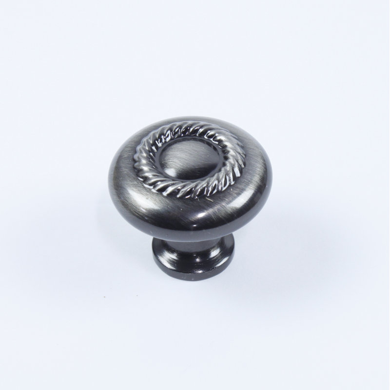 Poignée champignon de diamètre 1 1/4 po, Bronze huilé avec reflets