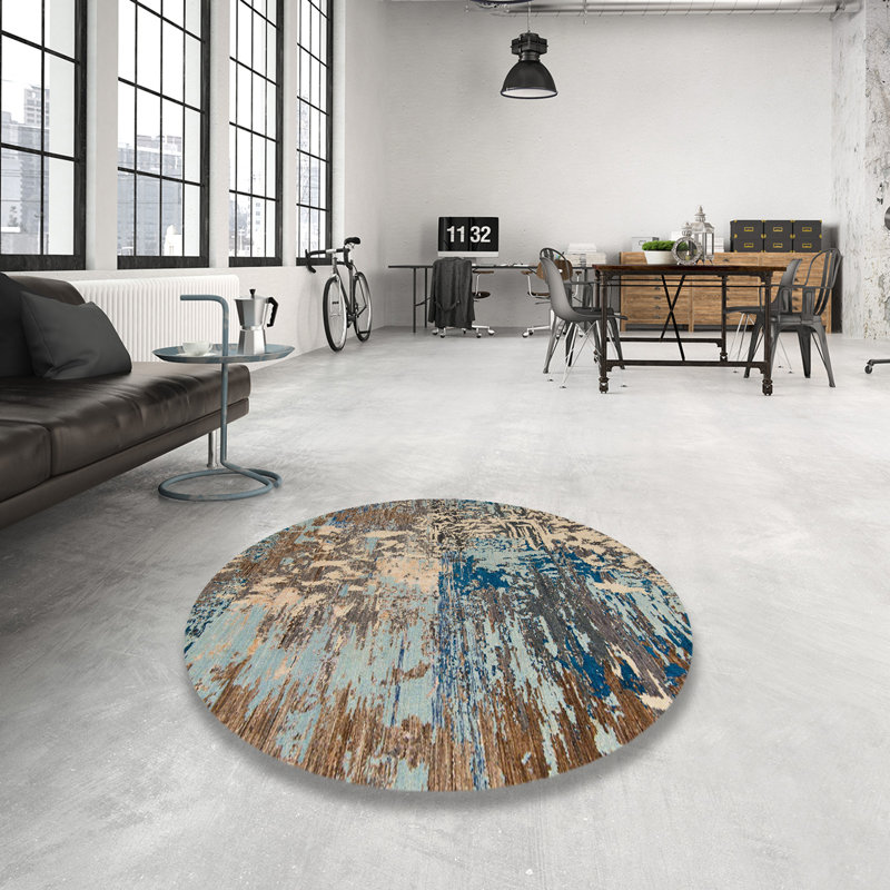 Tapis abstrait moderne 5372, Rond 4 pi