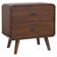Table de chevet 2 tiroirs Huberdina Webster