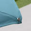 Parasol rectangulaire en porte-à-faux, sans base, bleu turquoise 9 pi x 12 pi Pays-Bas-183079263
