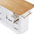 56 Inch Kitchen Island With Rubber Wood Veneer Drop Leaf-1390542803