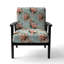 Fauteuil d'appoint rembourré moderne et contemporain rose et romantique Pink Dot