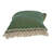 Parkland Collection Leesa Green Fishnet 14" x 20" Cotton Lumbar Decorative Throw Pillow
