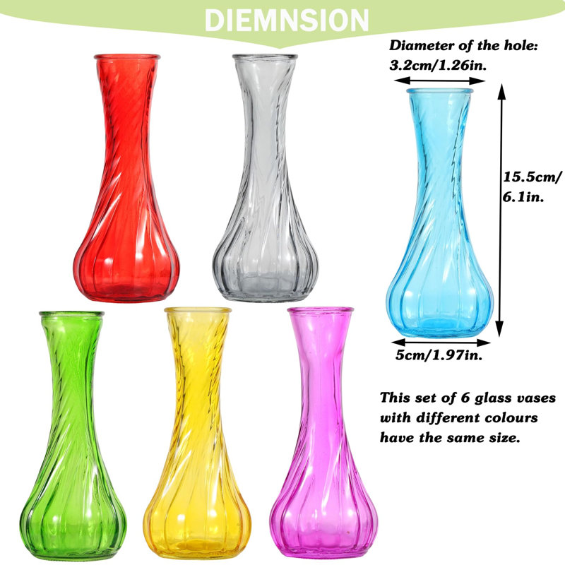 Chandrea Glass Table Vase
