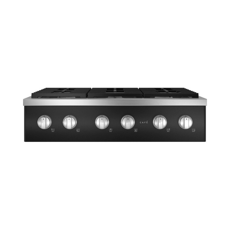 Café 36" Commercial-Style Gas Rangetop With 6 Burners (Natural Gas), Matte Black