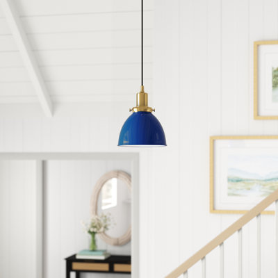 Luminaire suspendu en forme de dôme à 1 lumière Madison