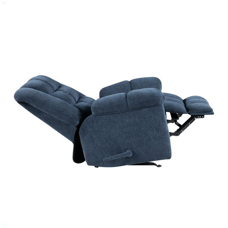 Fauteuil inclinable en chenille 1pc, Bleu