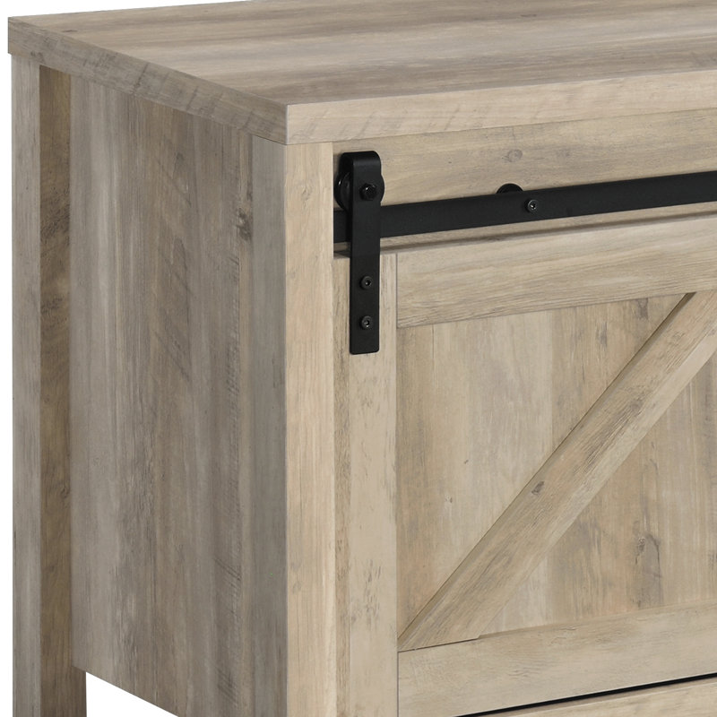 Table basse gigogne 2 pièces Lainey, Pin antique / noir, H 24 po x l 79,25 po x P 16 po