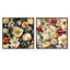 Pfarr - Ensemble de 2 collages floraux carrés-101848690-101848691