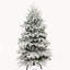 Sapin de Noël préilluminé de 2,4 m (8 pi) en PE et PVC floqué, avec 2679 branches et 520 lumières DEL bicolores-237760269