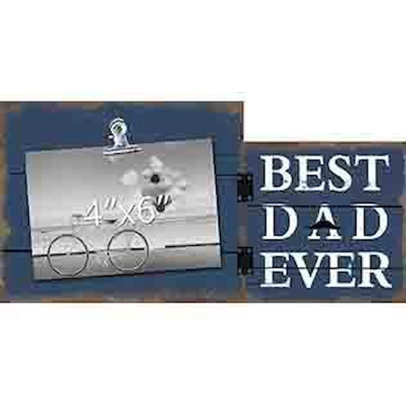 Cadre photo rétro best dad Aubrianna