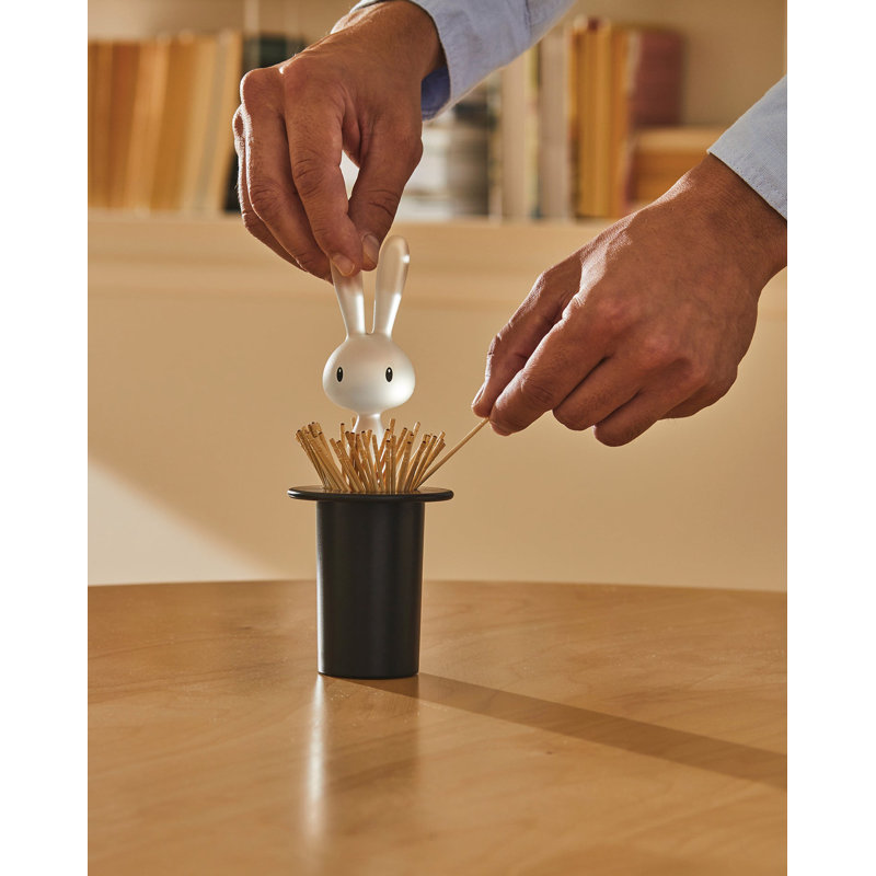 Magic Bunny Toothpick Holder, Black