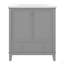 Ensemble de meuble-lavabo 30 po avec lavabo, armoire de salle de bain multifonctionnelle avec portes et tiroir, structure solide et panneau en MDF-2118944612