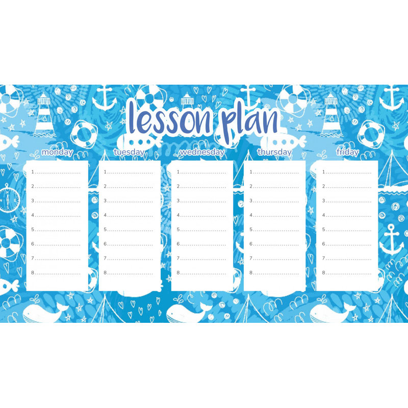 Magnetic Lesson Plan Little Sailor